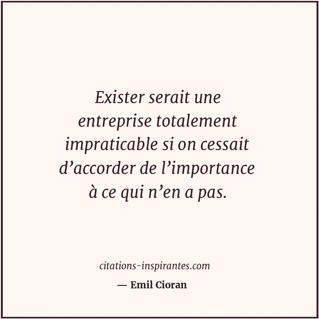 Citation de Emil Cioran