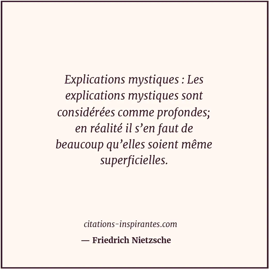Citation de Friedrich Nietzsche