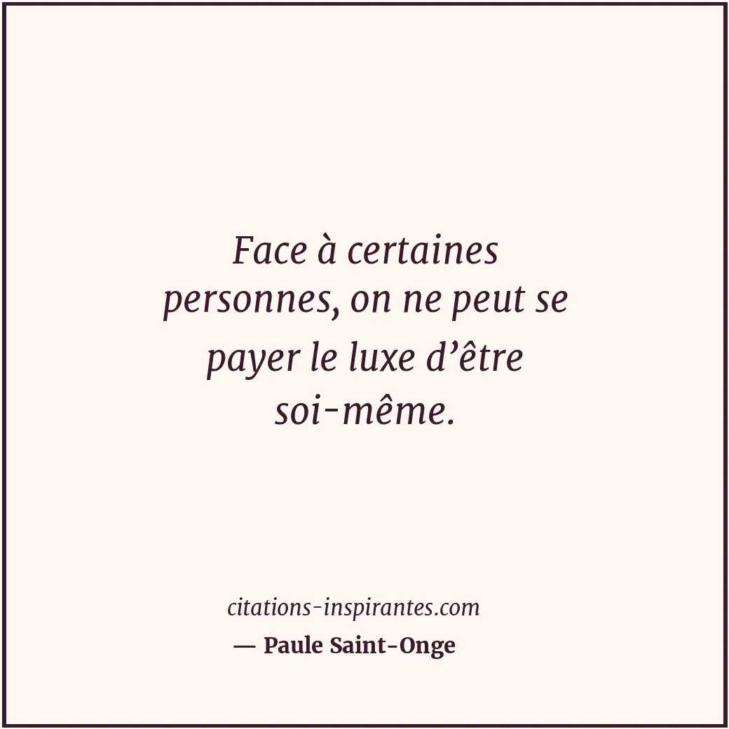 Citation de Paule Saint-Onge
