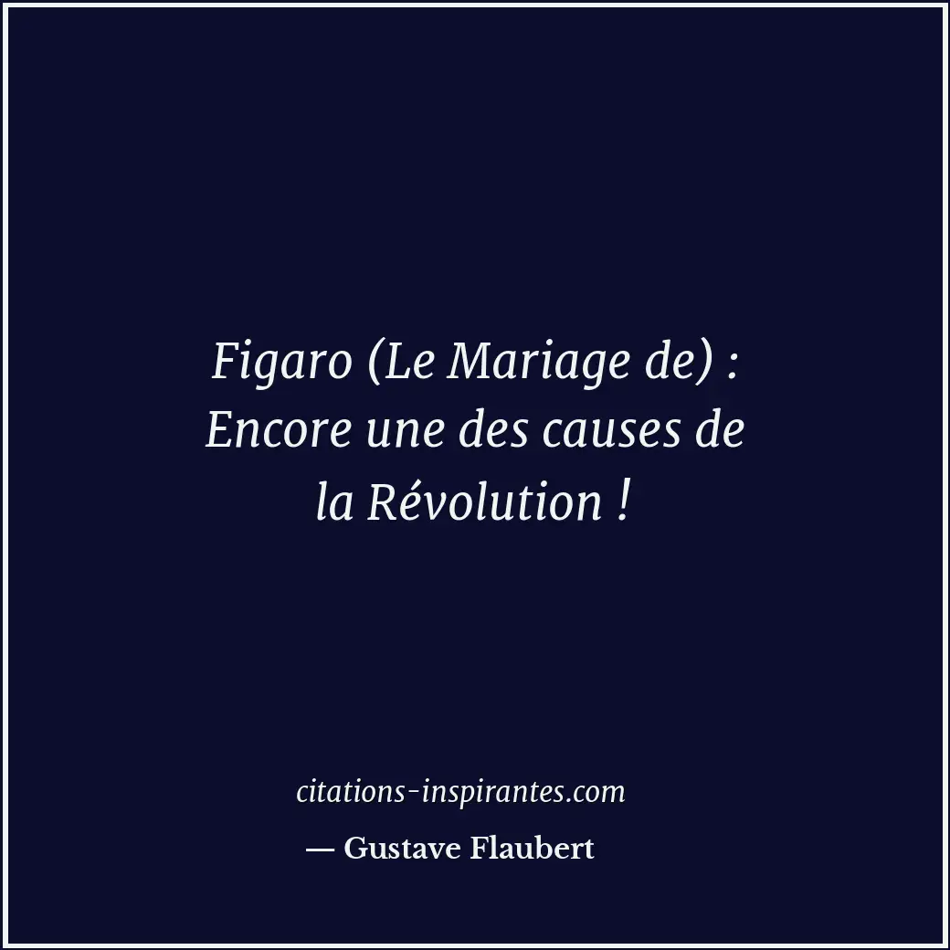 Citation de Gustave Flaubert