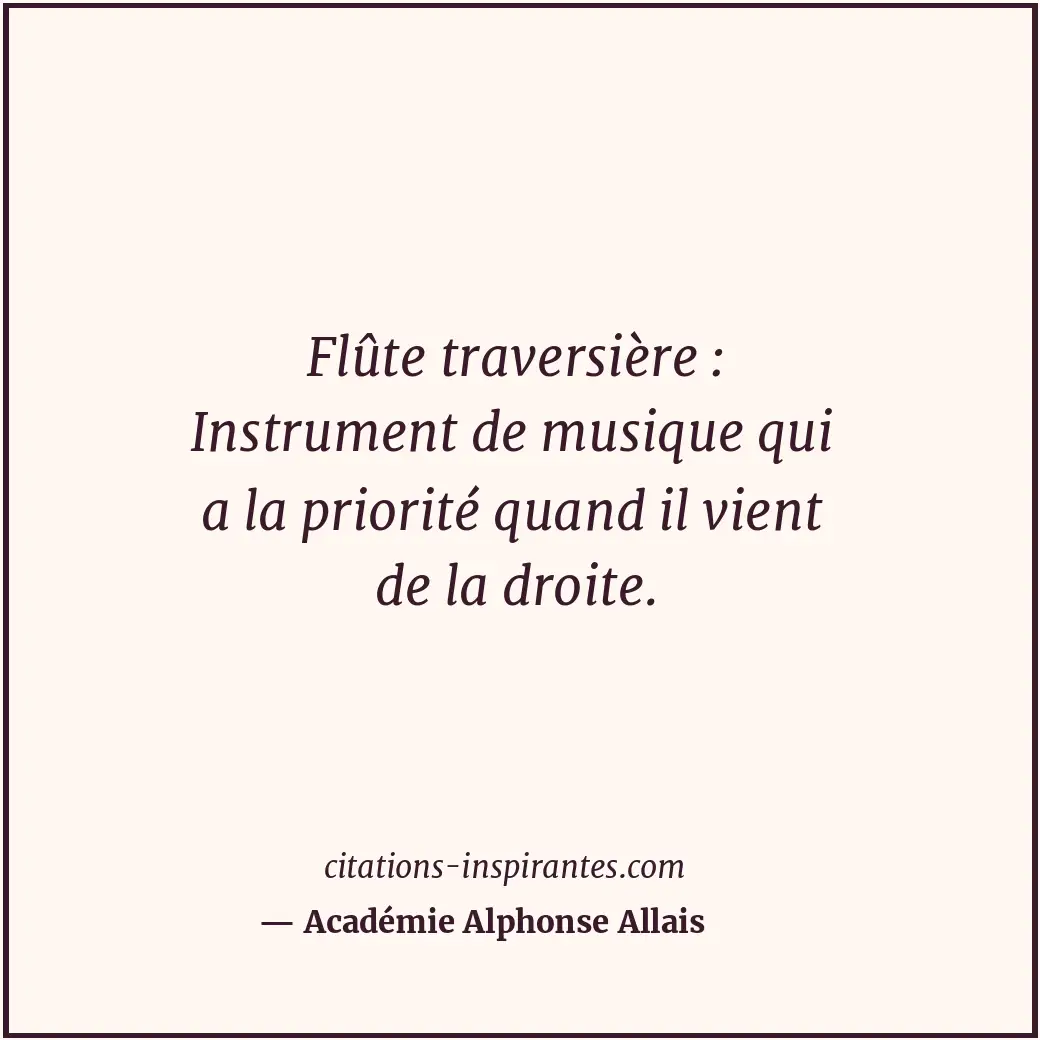 Citation de Académie Alphonse Allais