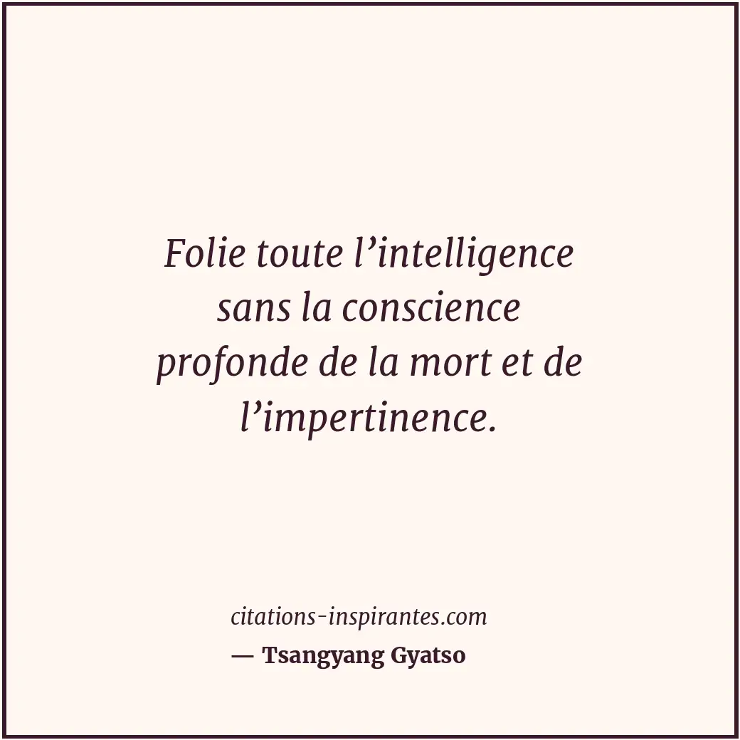 Citation de Tsangyang Gyatso