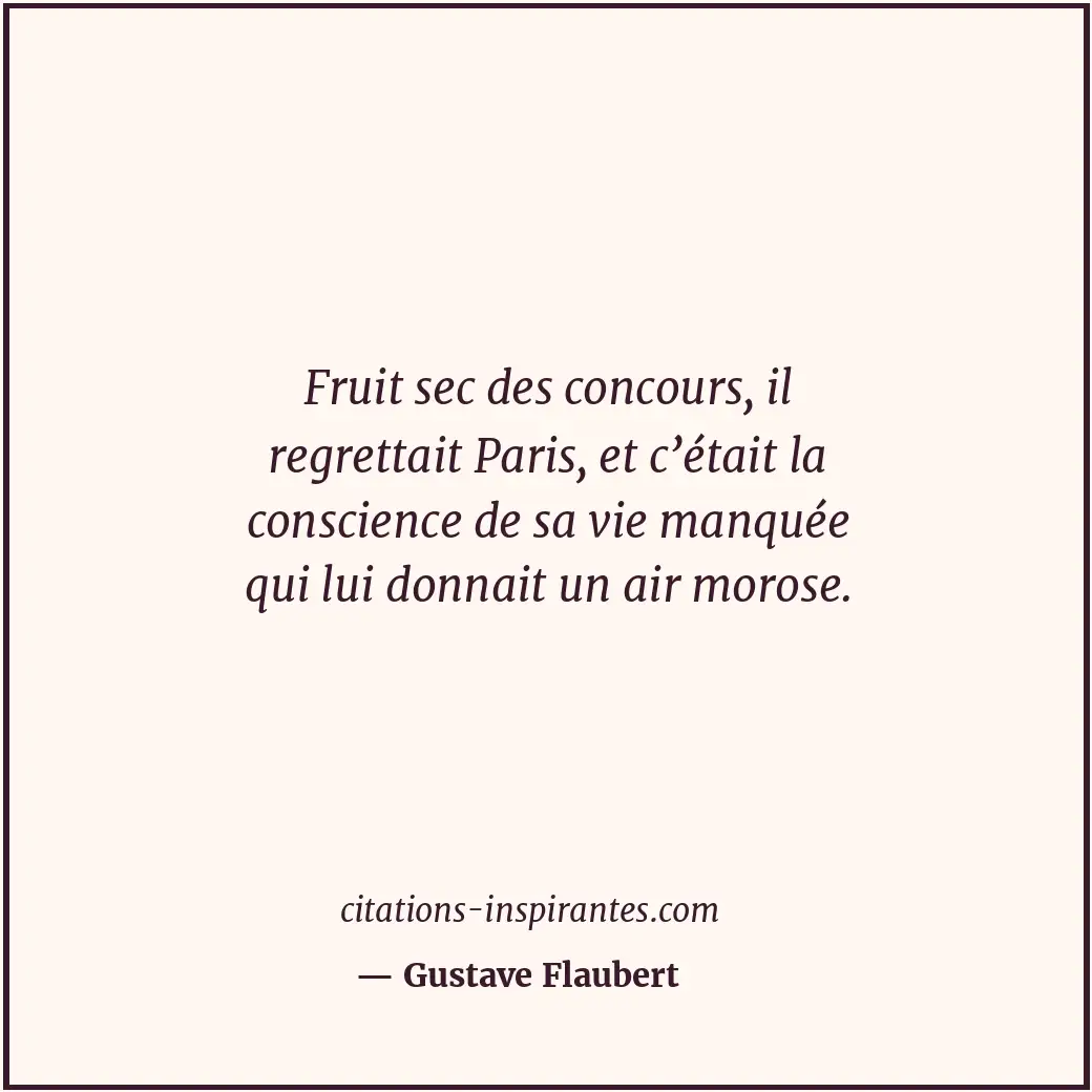 Citation de Gustave Flaubert