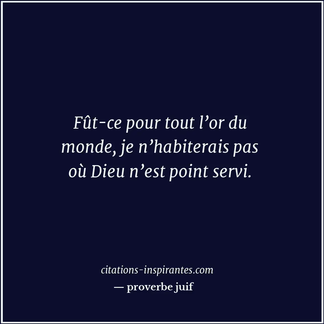 Citation de proverbe juif