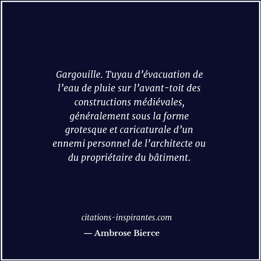 Citation de Ambrose Bierce