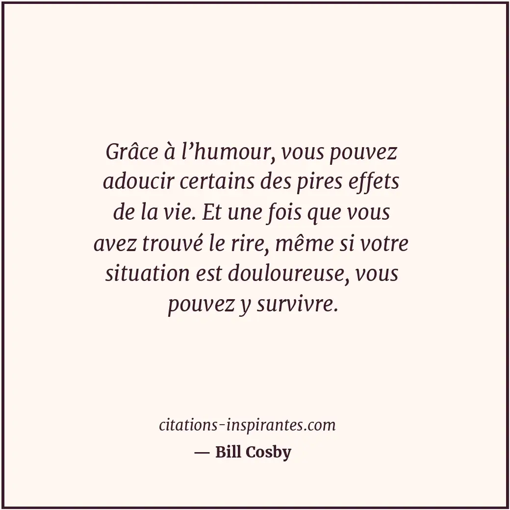 Citation de Bill Cosby