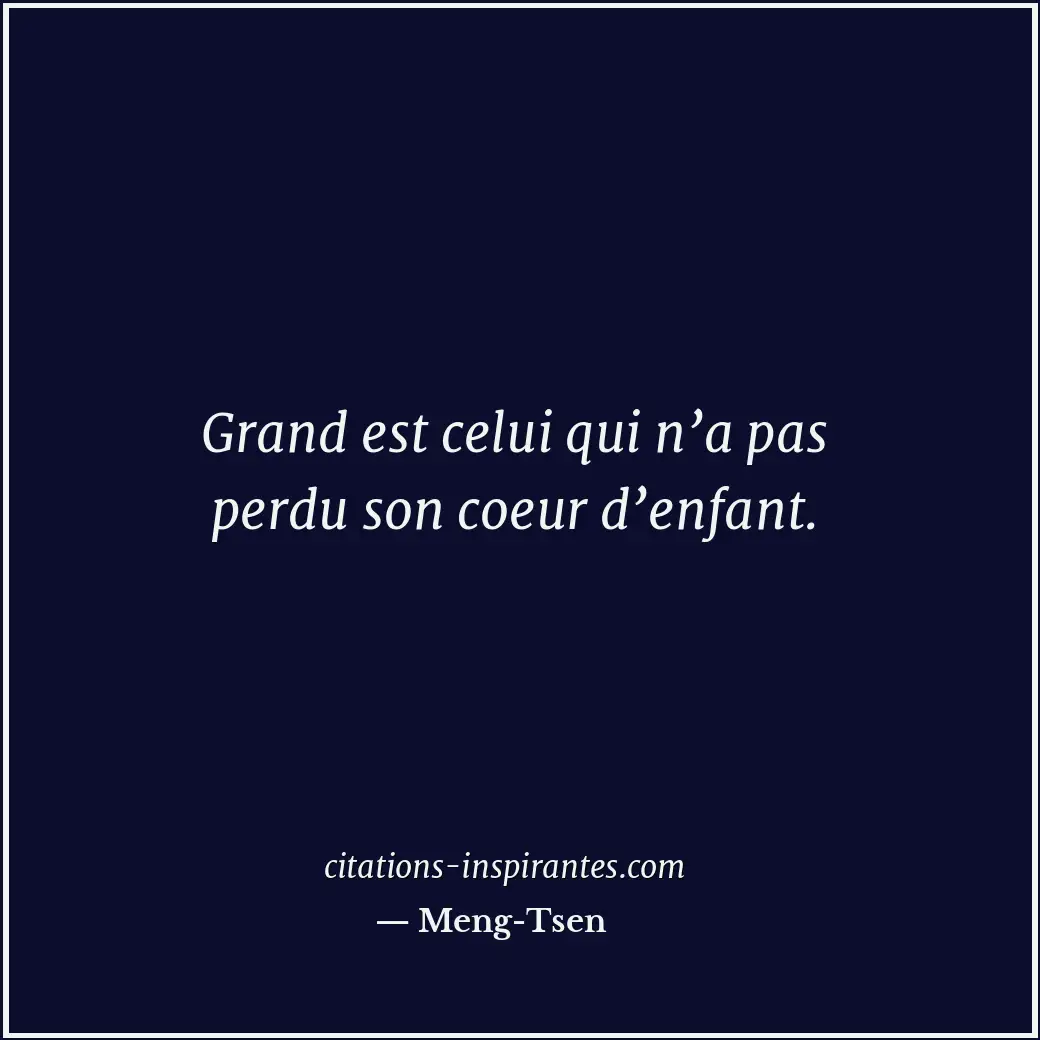 Citation de Meng-Tsen