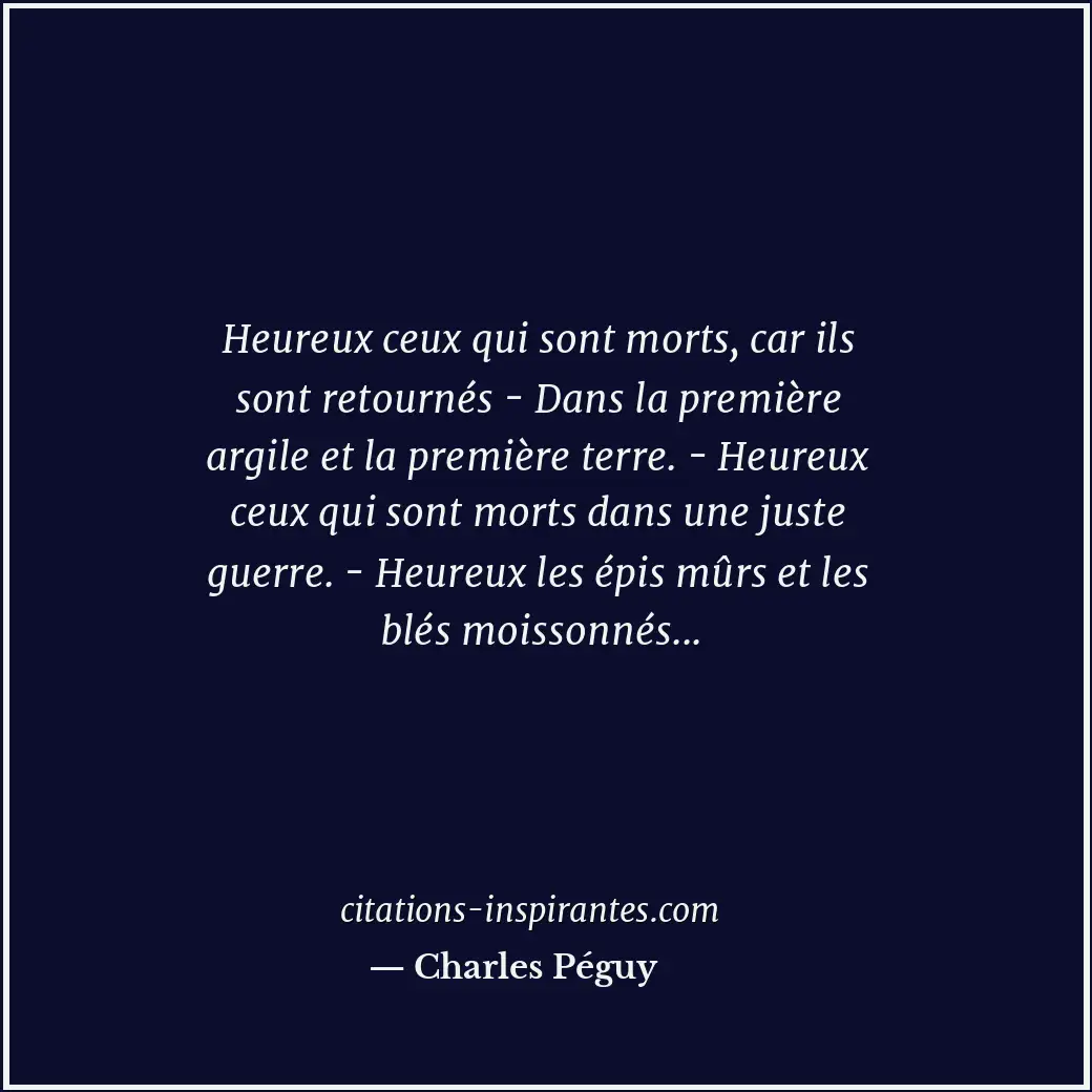 Citation de Charles Péguy