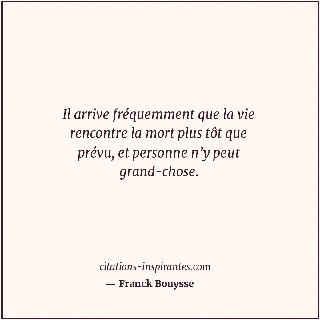 Citation de Franck Bouysse