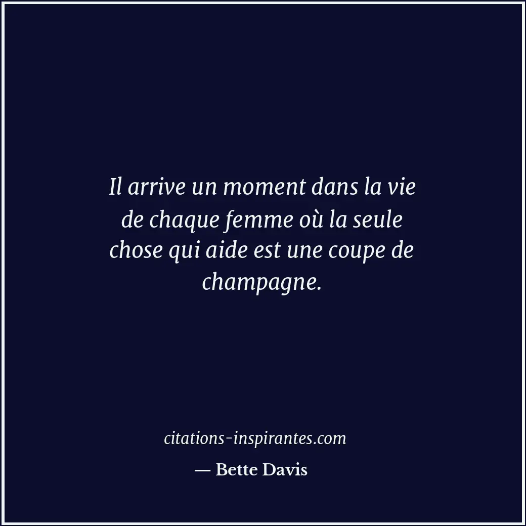 Citation de Bette Davis