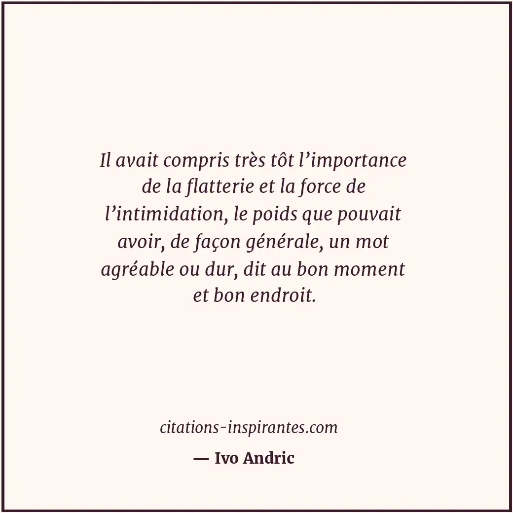 Citation de Ivo Andric