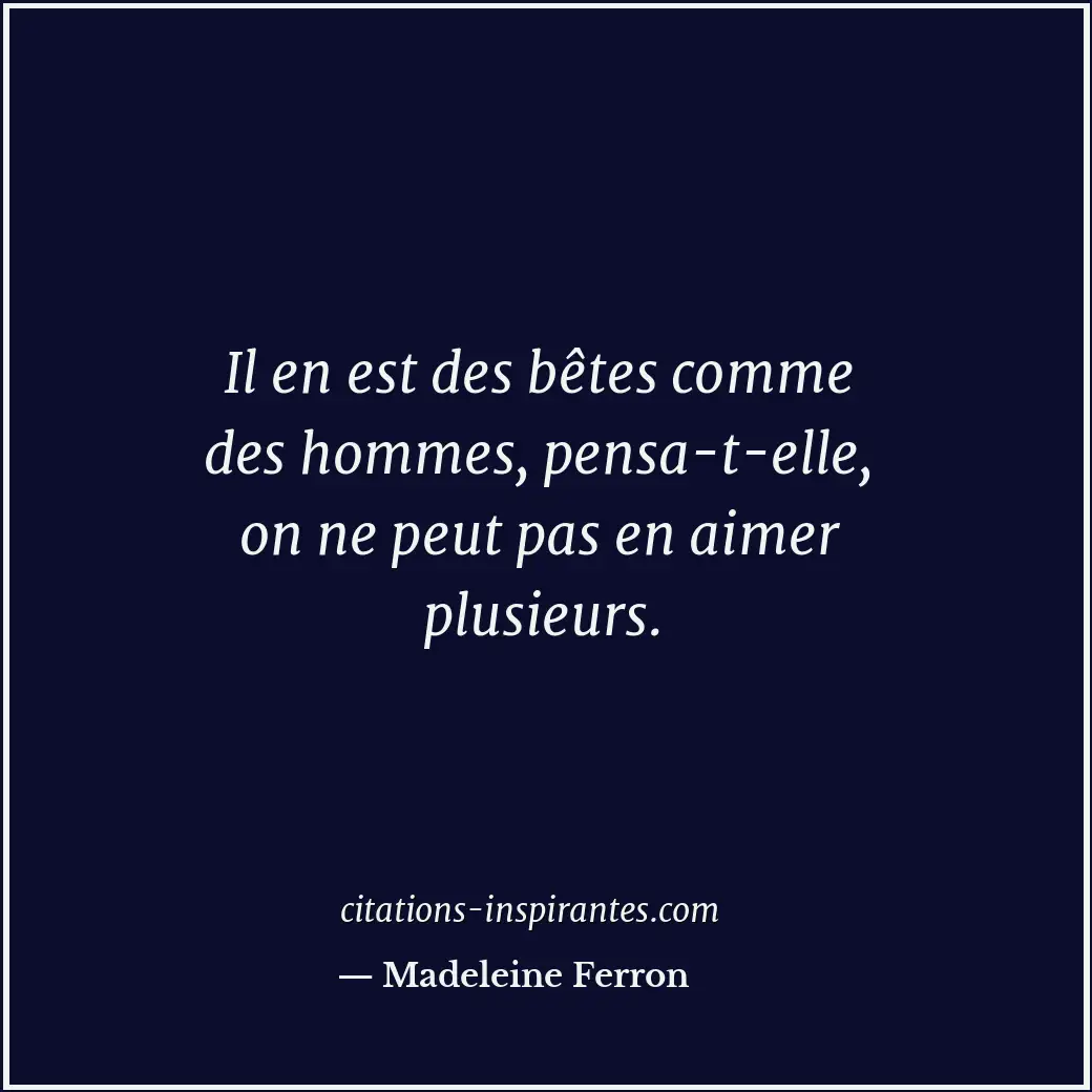 Citation de Madeleine Ferron