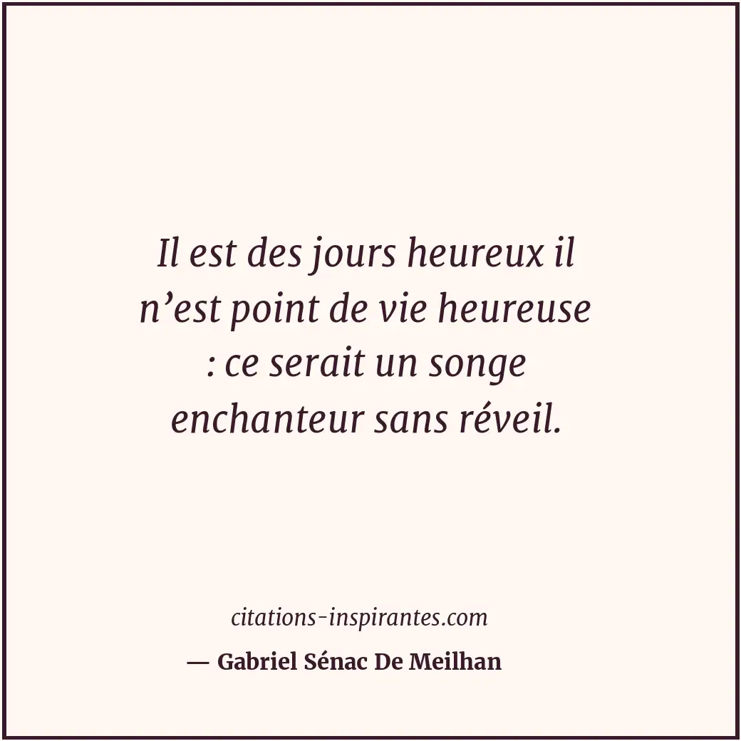 Citation de Gabriel Sénac De Meilhan