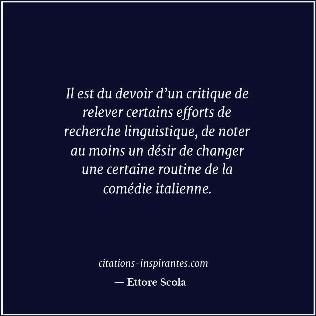 Citation de Ettore Scola