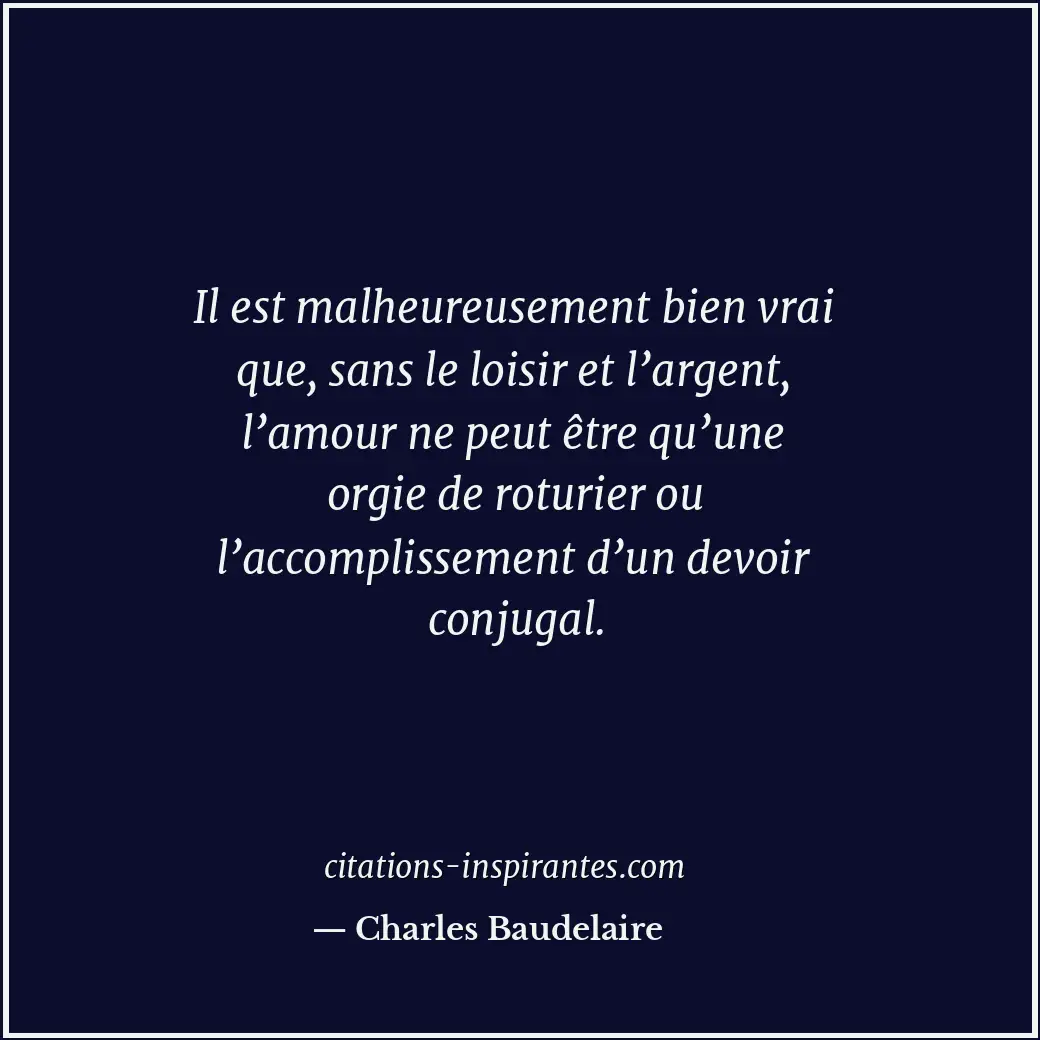 Citation de Charles Baudelaire