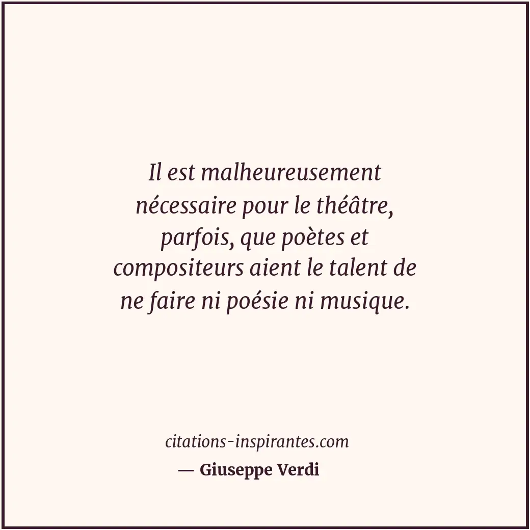 Citation de Giuseppe Verdi