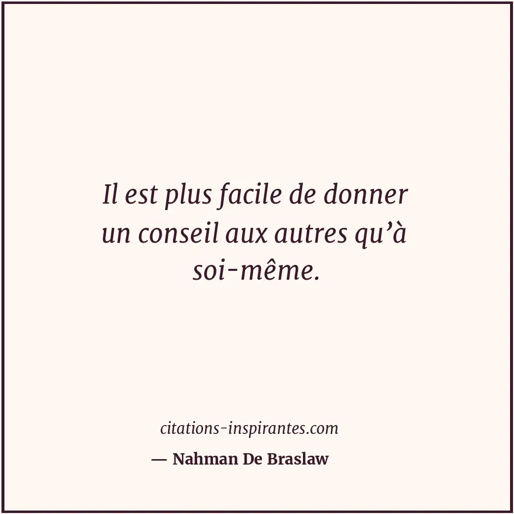 Citation de Nahman De Braslaw
