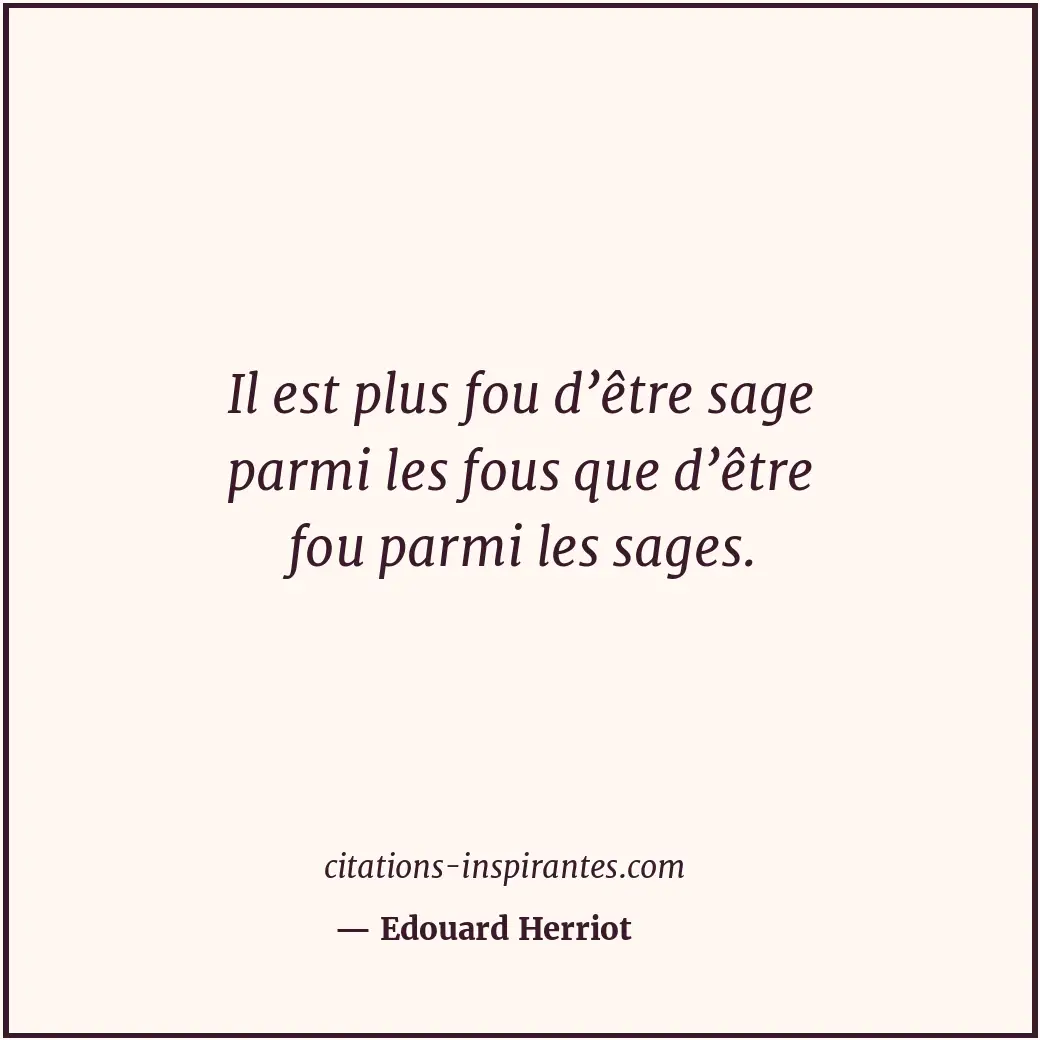 Citation de Edouard Herriot