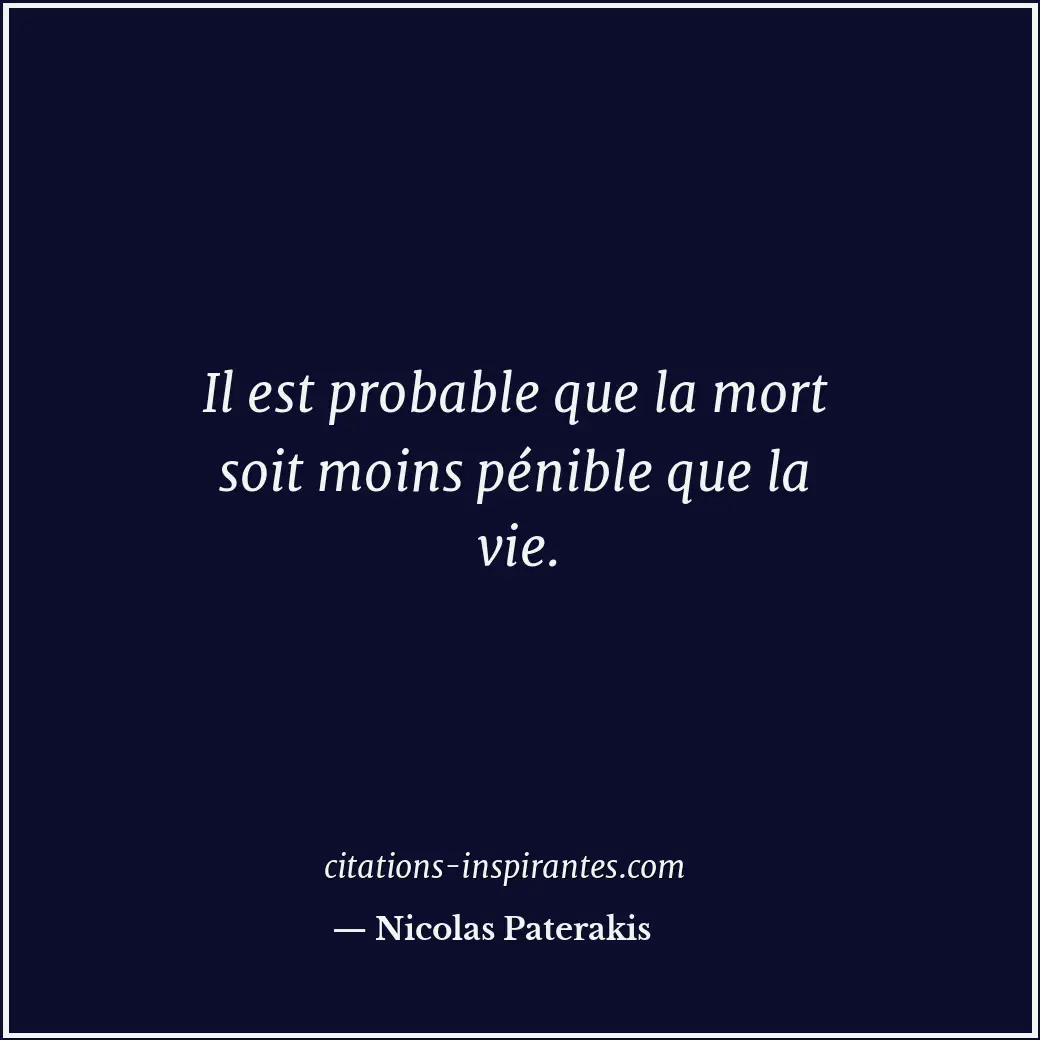 Citation de Nicolas Paterakis