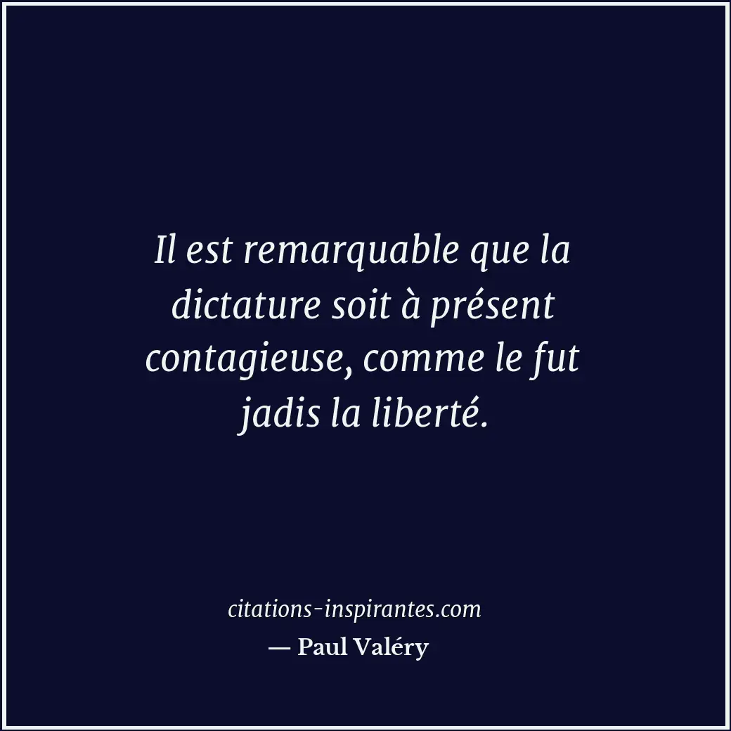 Citation de Paul Valéry