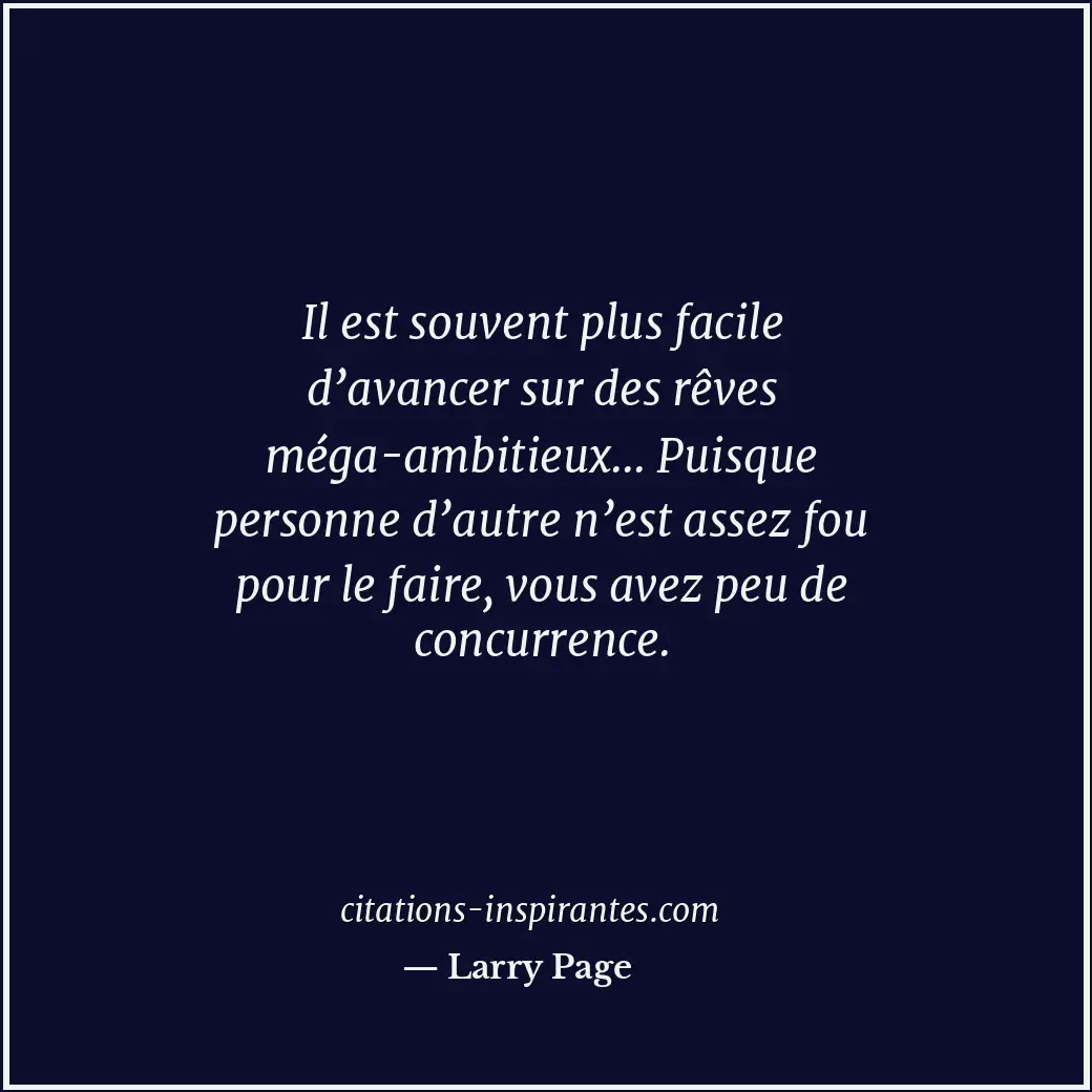 Citation de Larry Page