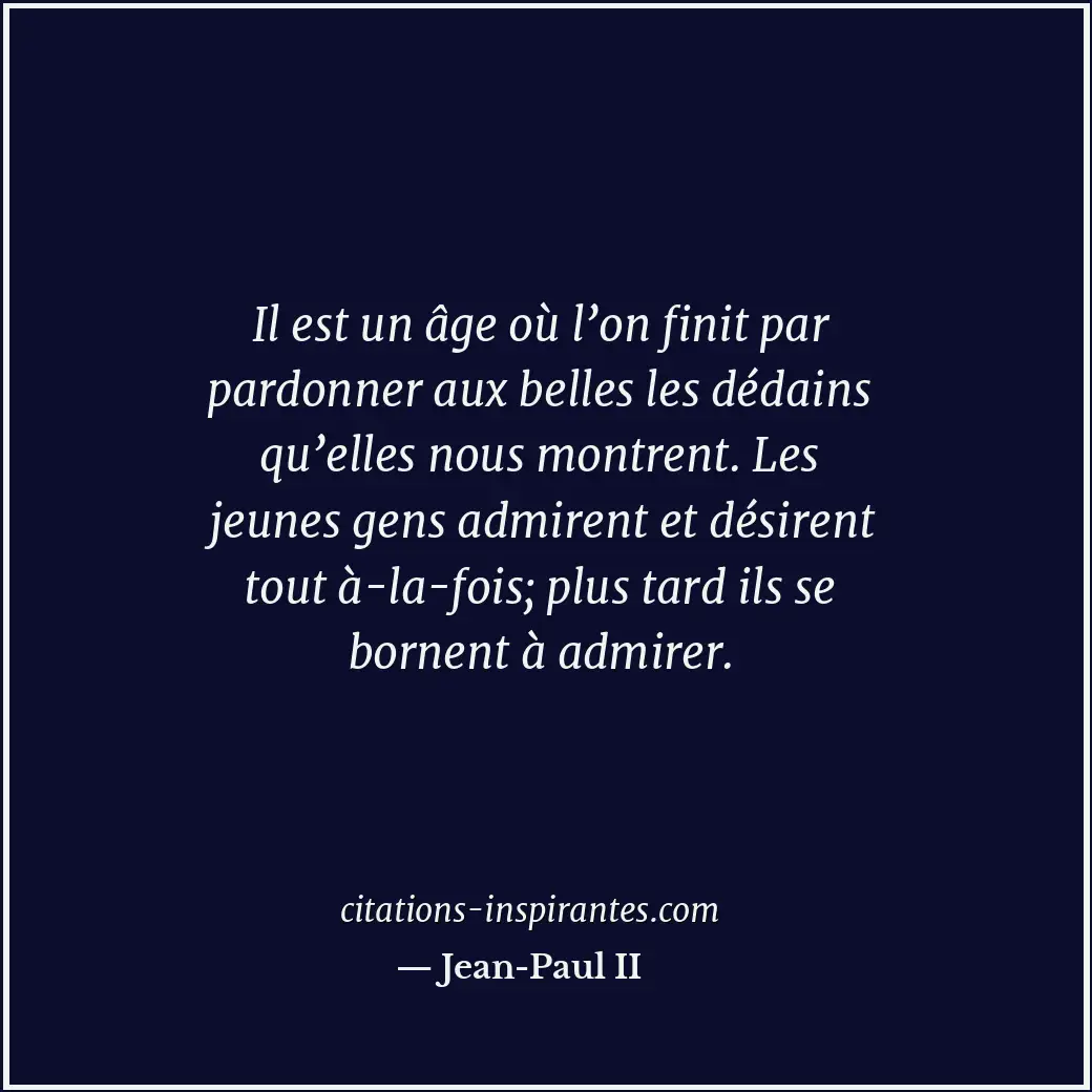Citation de Jean-Paul II