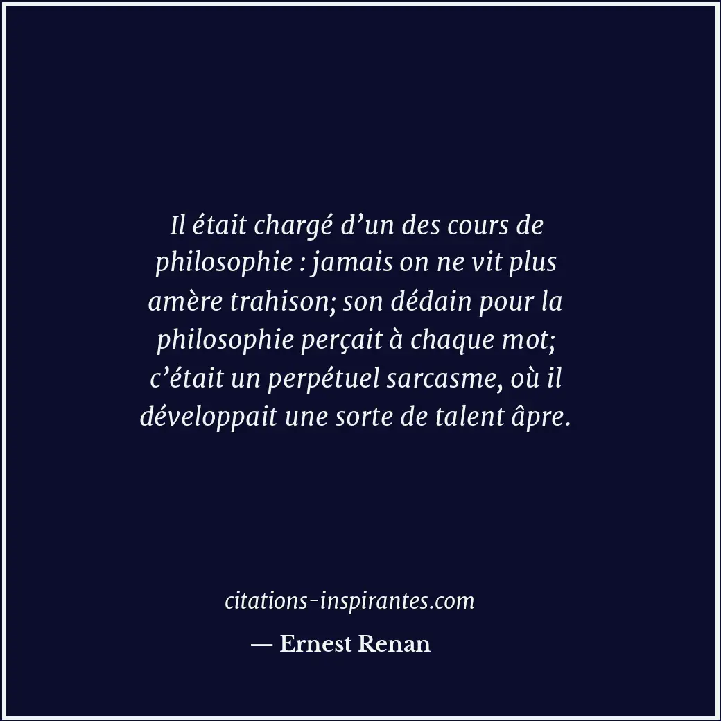 Citation de Ernest Renan