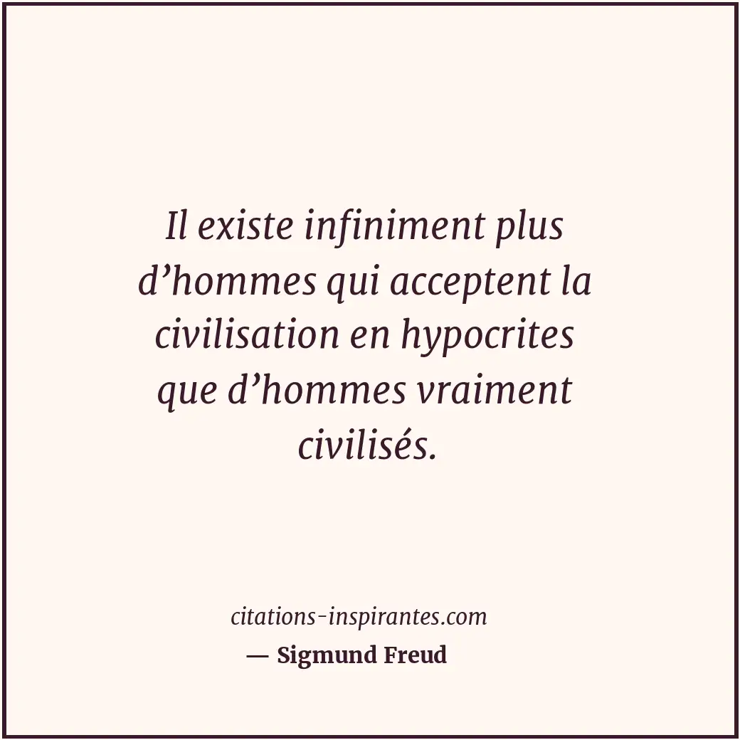 Citation de Sigmund Freud