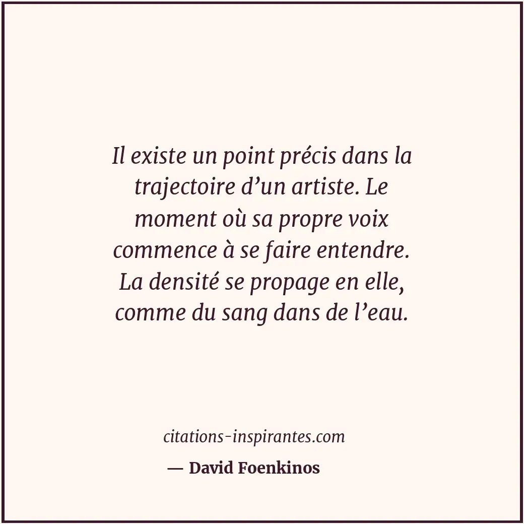 Citation de David Foenkinos