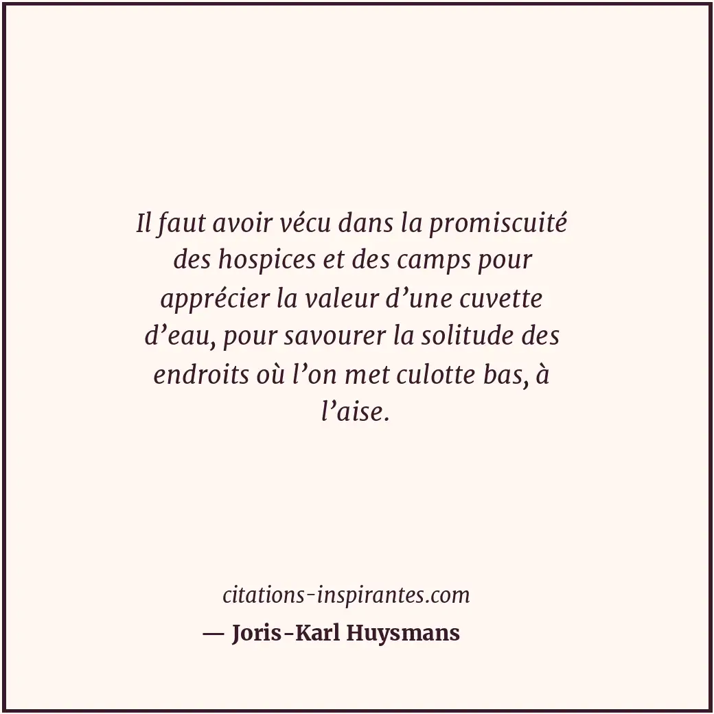 Citation de Joris-Karl Huysmans