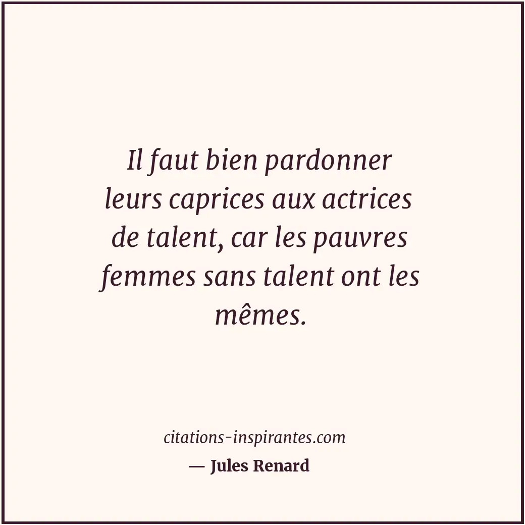 Citation de Jules Renard
