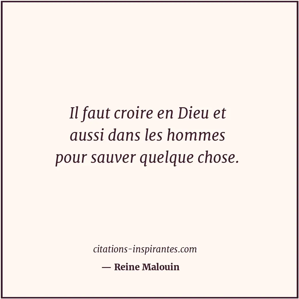 Citation de Reine Malouin
