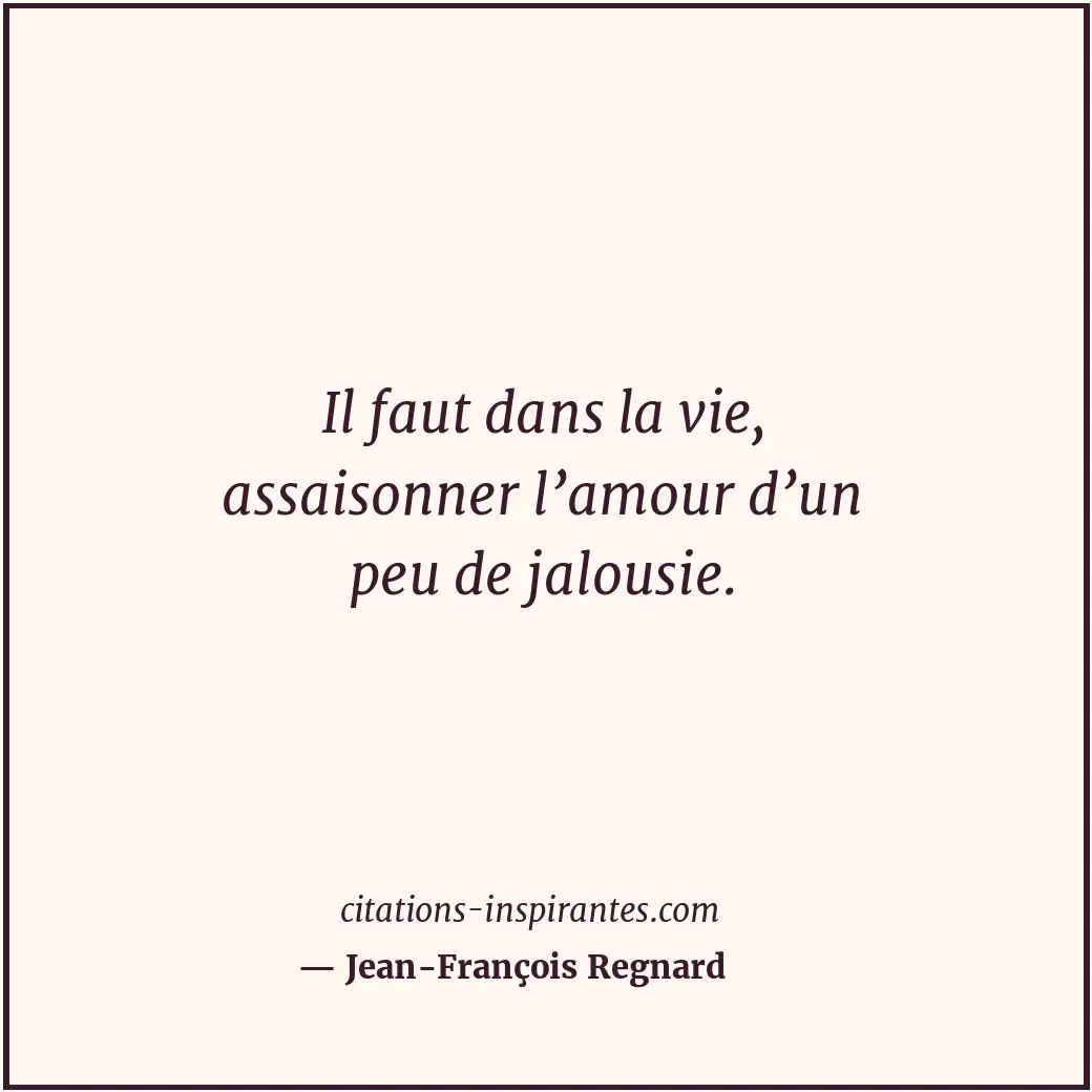 Citation de Jean-François Regnard
