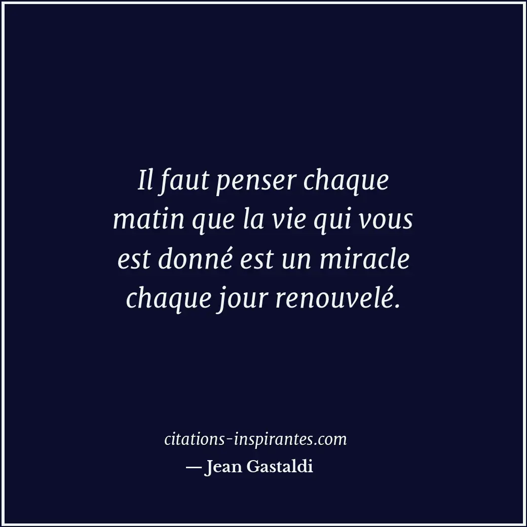 Citation de Jean Gastaldi