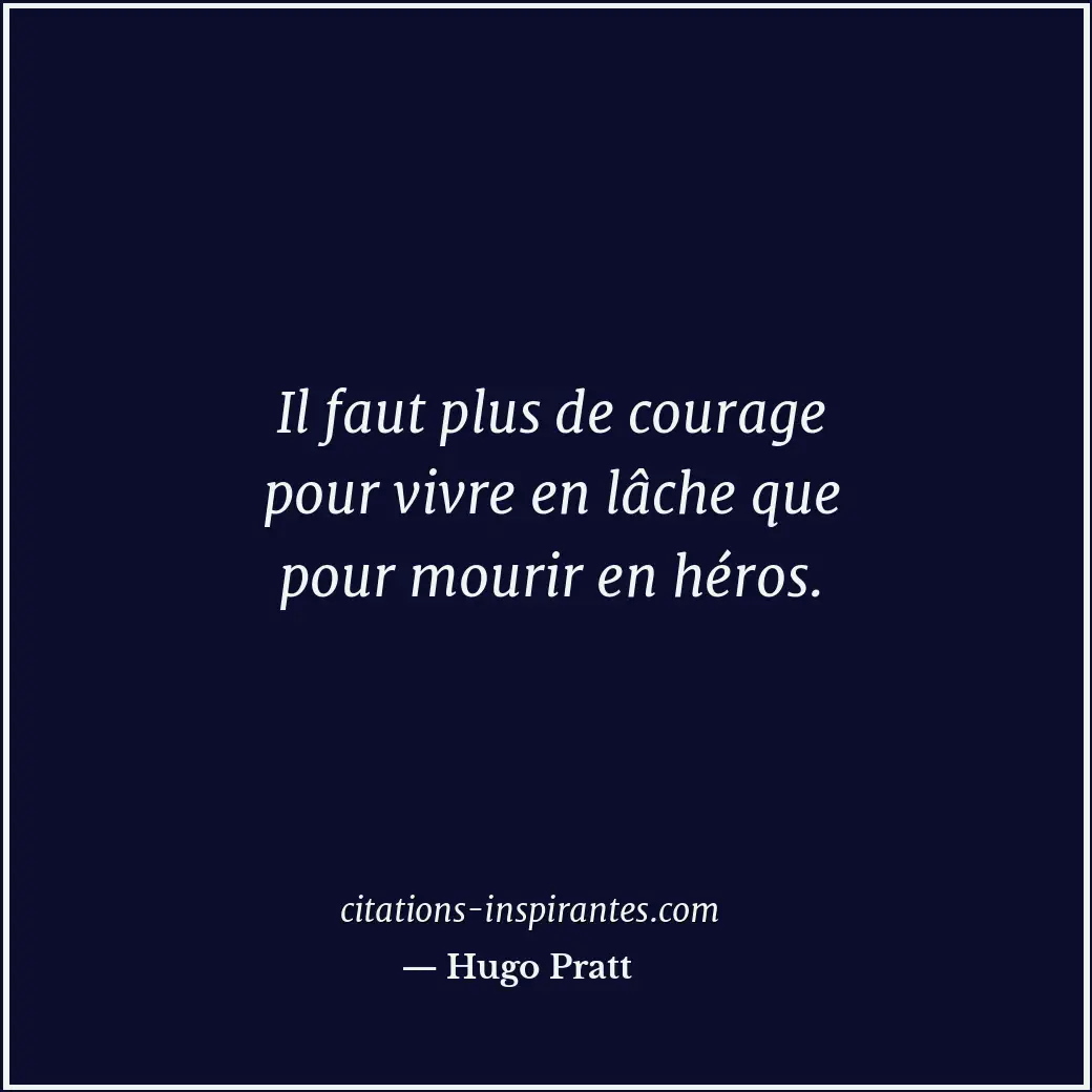 Citation de Hugo Pratt