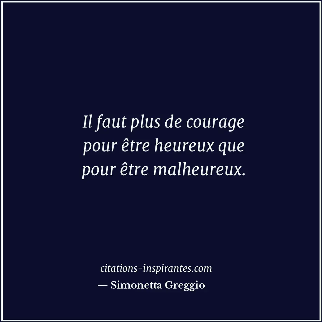 Citation de Simonetta Greggio