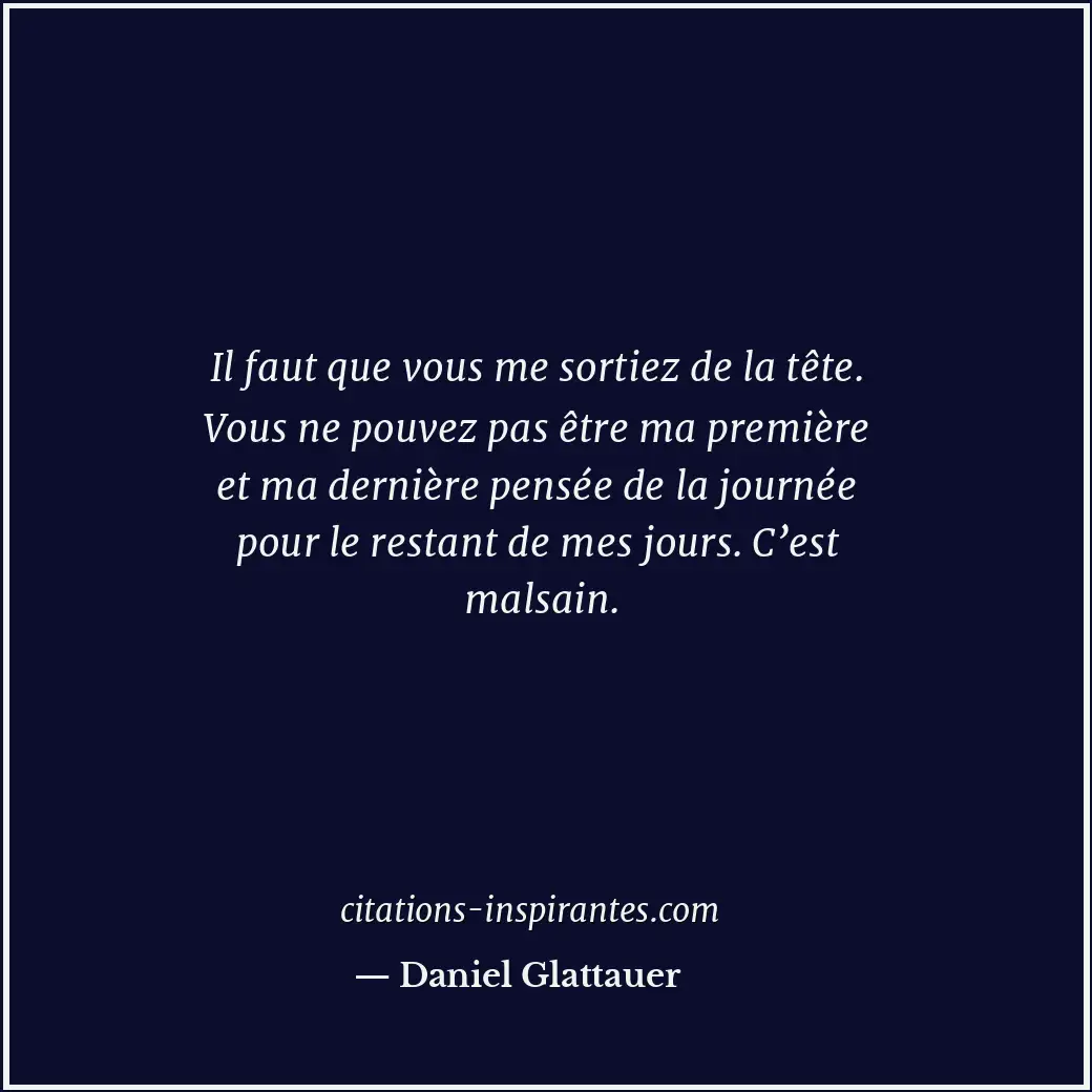 Citation de Daniel Glattauer