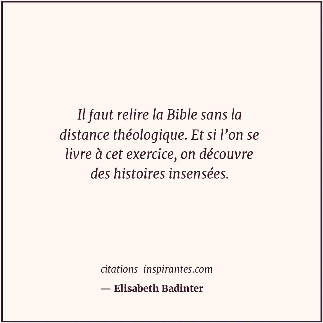 Citation de Elisabeth Badinter
