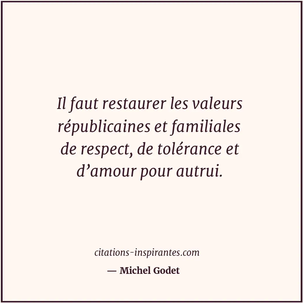Citation de Michel Godet