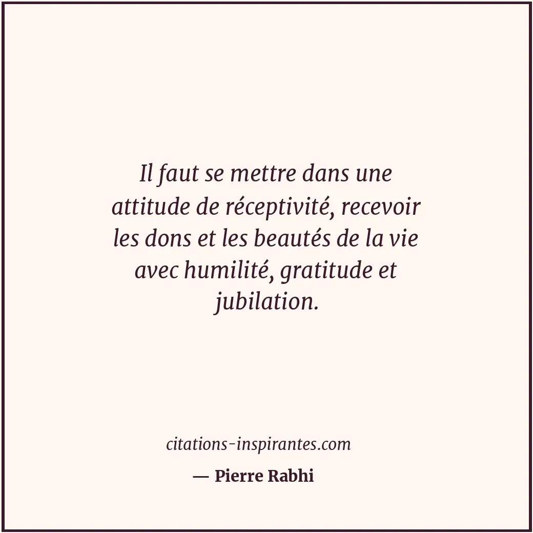 Citation de Pierre Rabhi