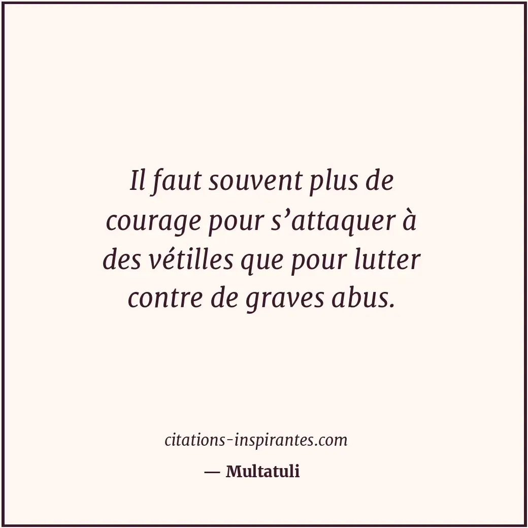 Citation de Multatuli
