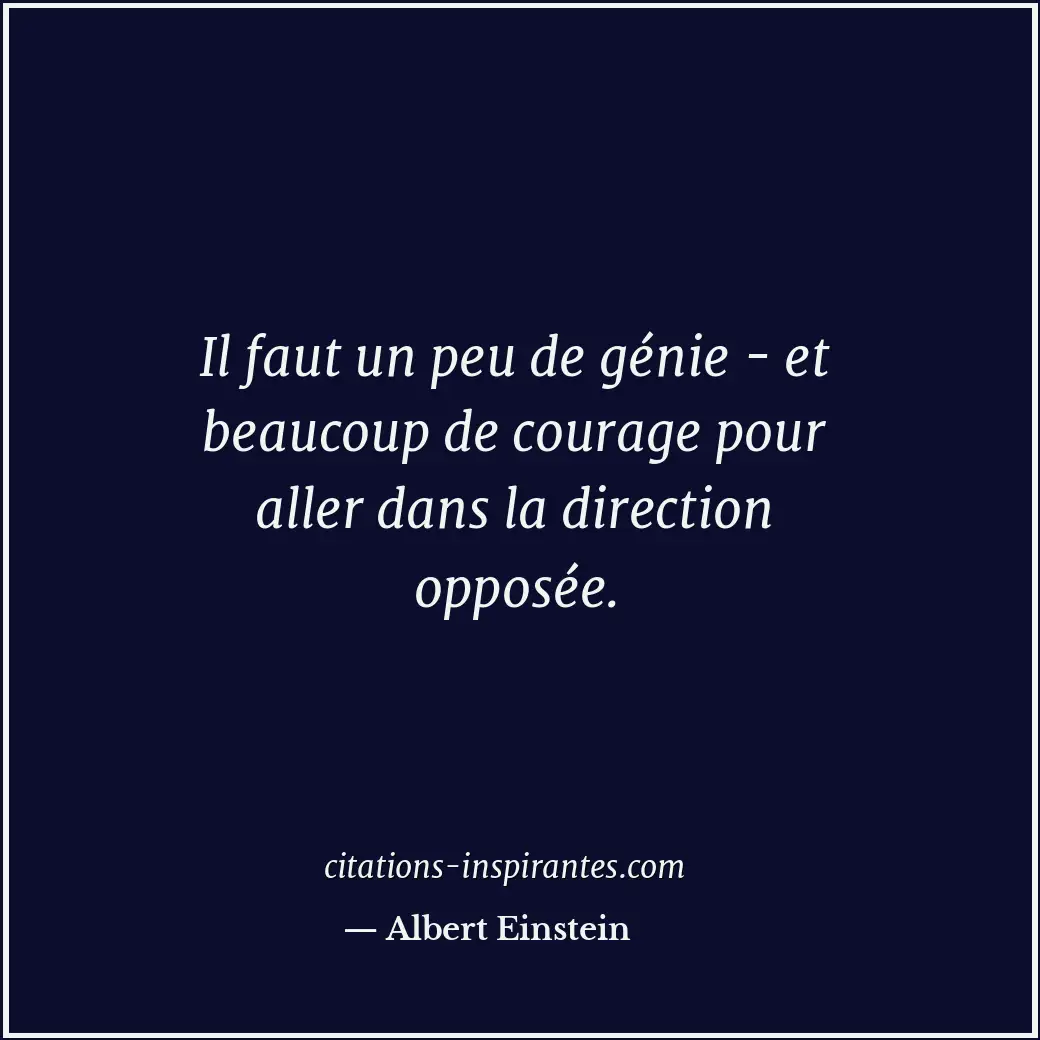 Citation de Albert Einstein