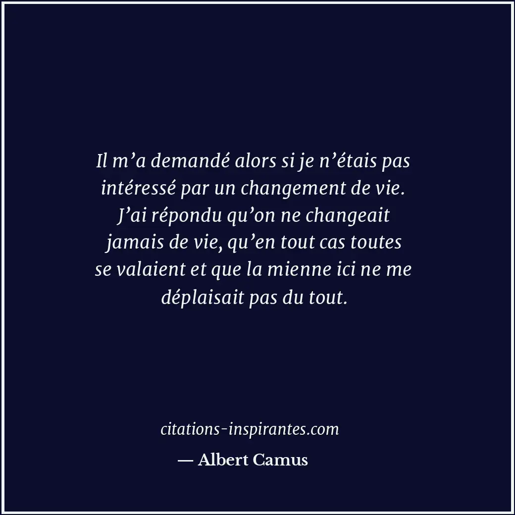 Citation de Albert Camus