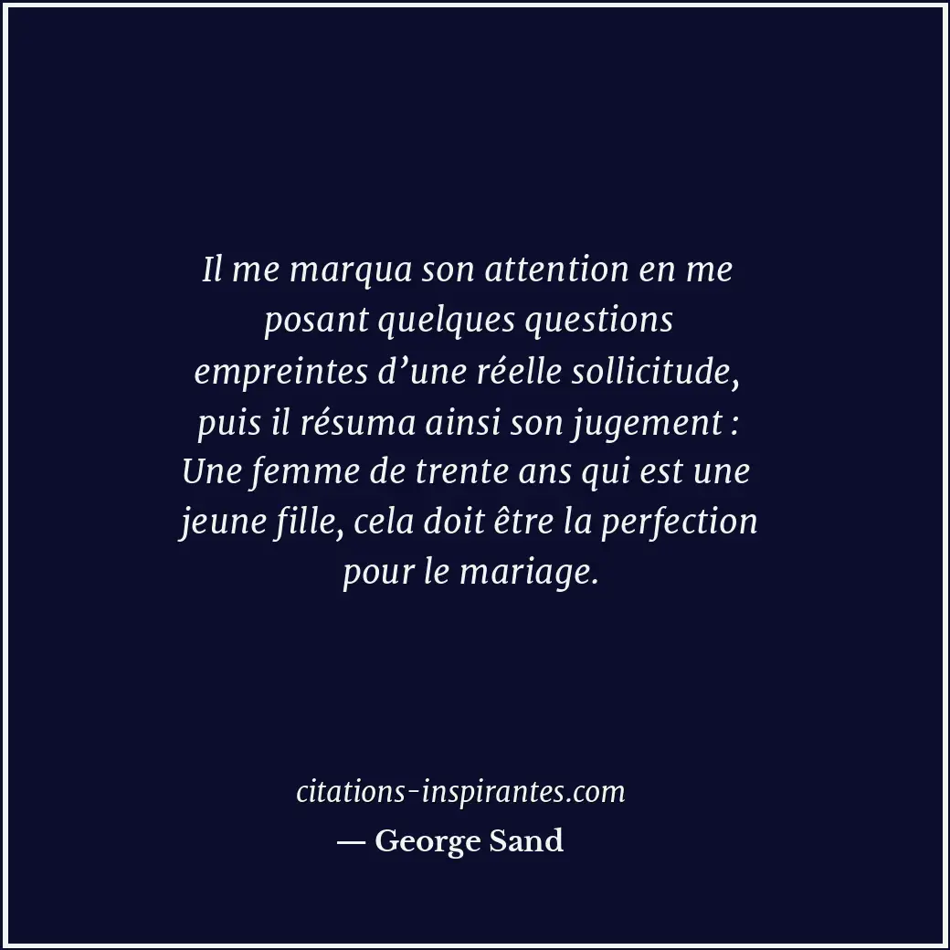 Citation de George Sand