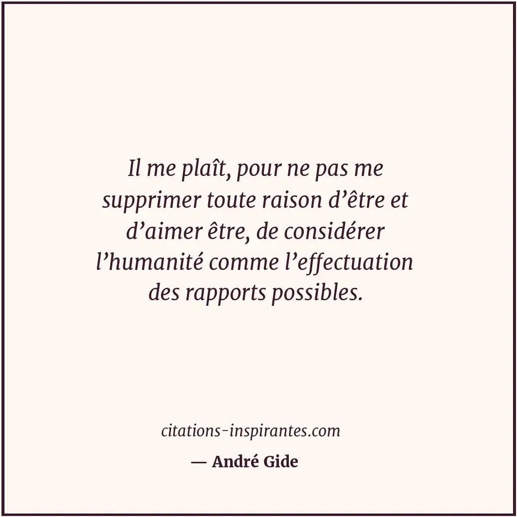 Citation de André Gide