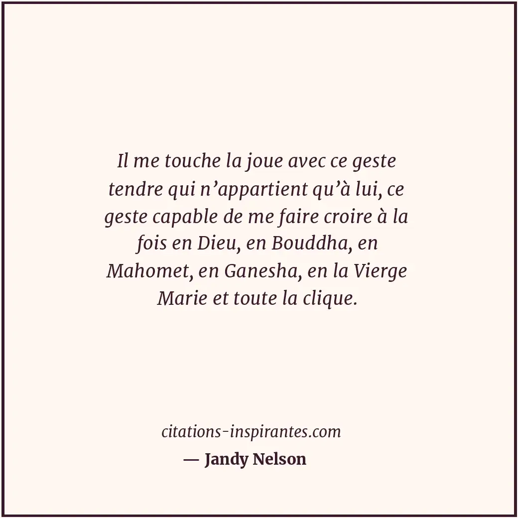 Citation de Jandy Nelson