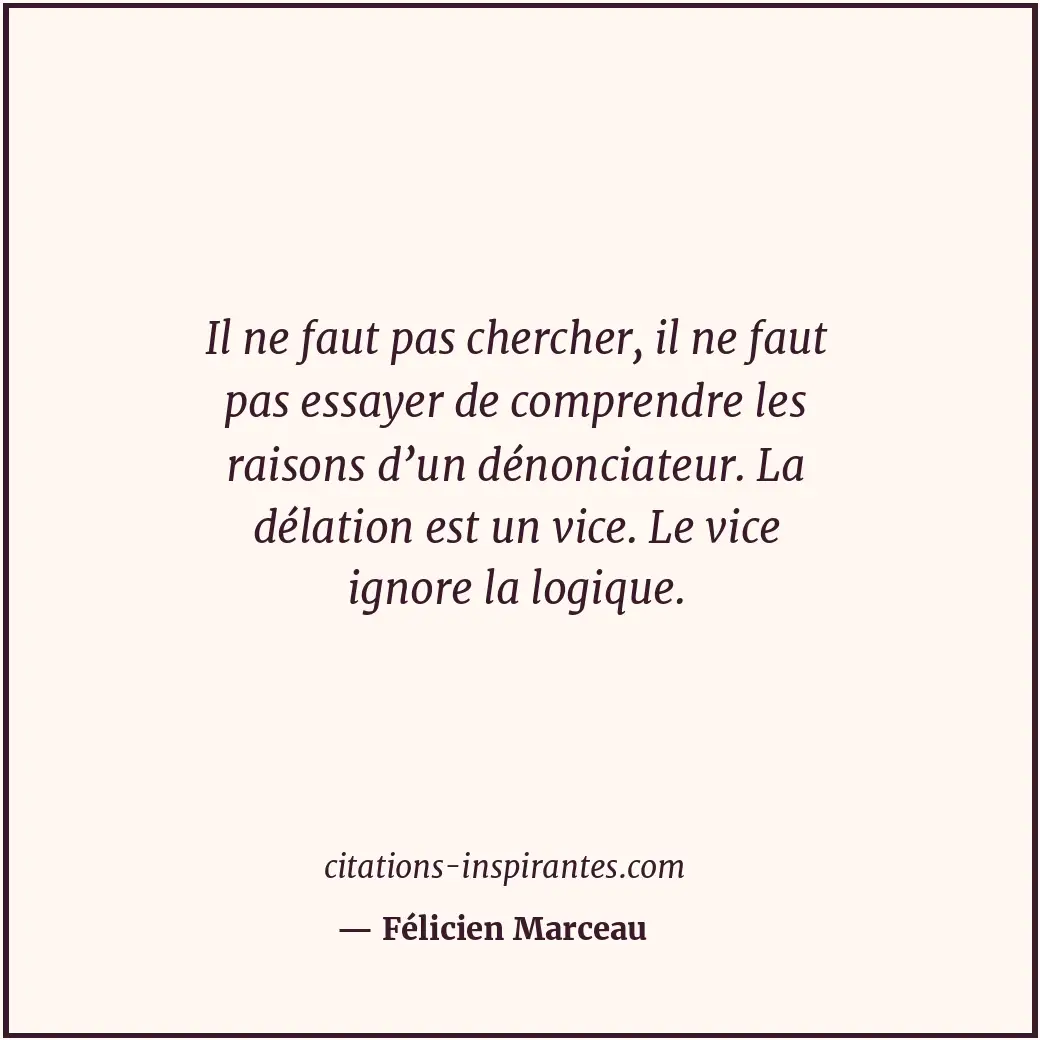 Citation de Félicien Marceau
