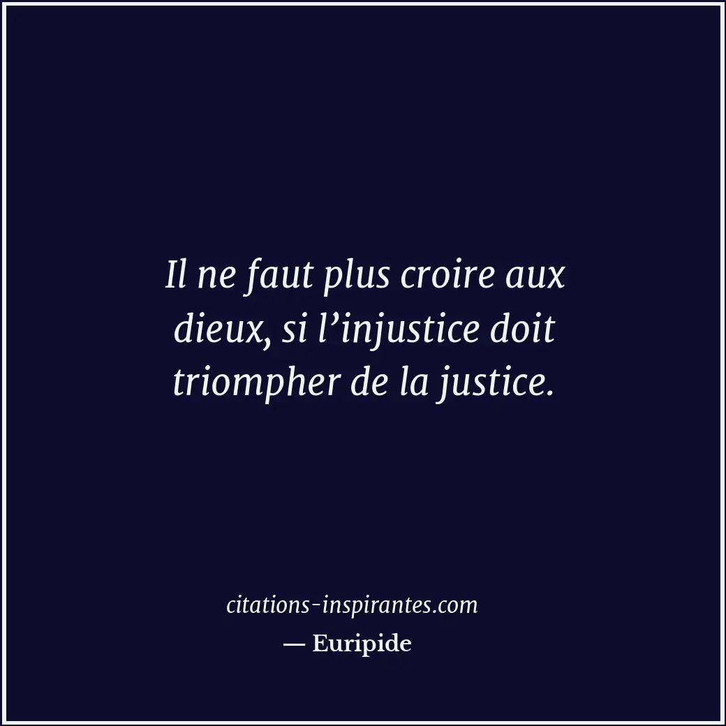 Citation de Euripide