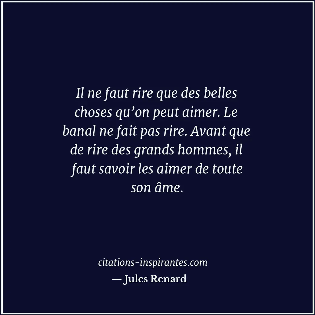 Citation de Jules Renard