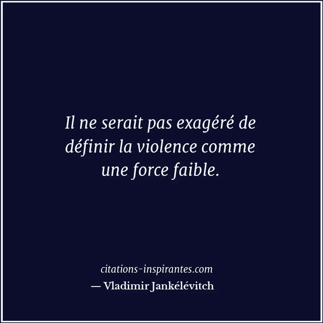 Citation de Vladimir Jankélévitch